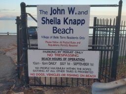 John W. and Sheila Knapp Beach